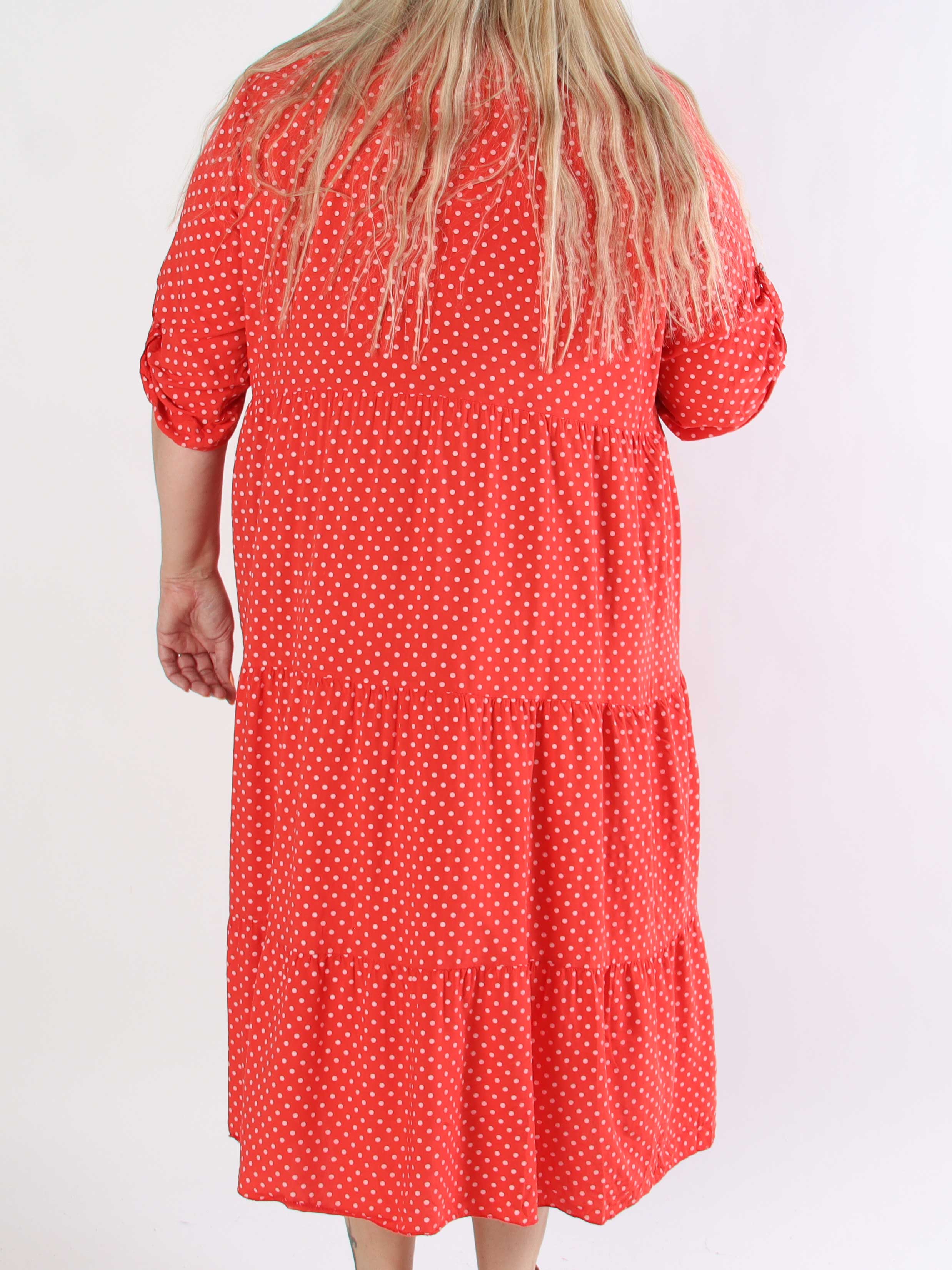 Dotti - Plus size-klänning med lager på lager-look i viskos